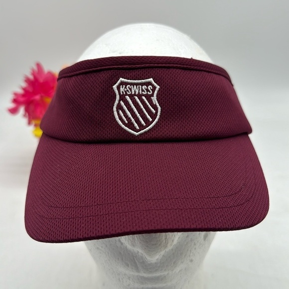 K-Swiss Maroon Visor Adjustable HT5379 - Picture 1 of 5